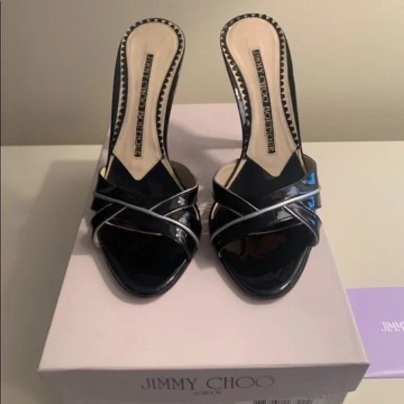 Jimmy Choo Patent Leather Heels - Picture 1 of 7